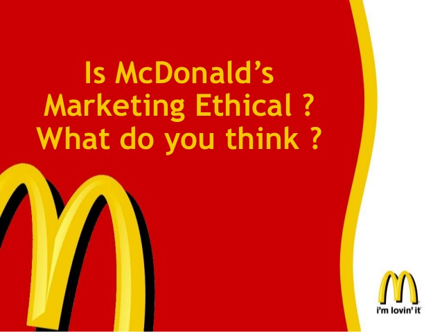 mcdonalds ethical dilemma